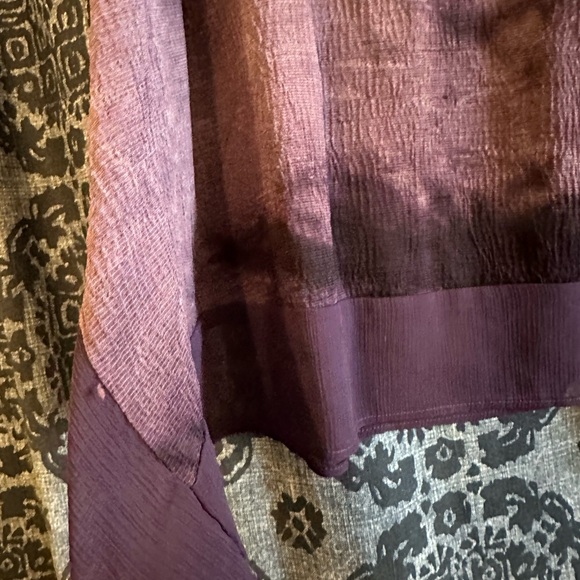Vera Wang, extra small purple tie dyed blouse - Picture 5 of 6